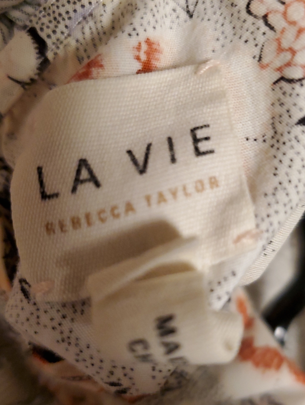 La Vie Rebecca Taylor Sleeveless Floral Button Ruffle Blouse Sm Cottagecore